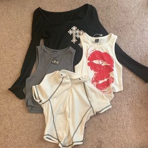 4x skims/cropped shirts